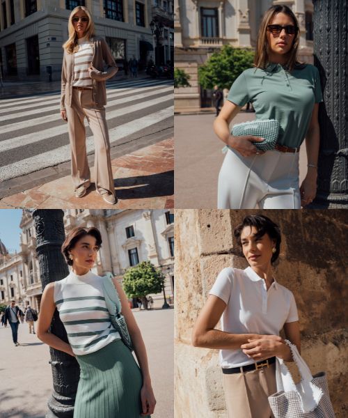 Vier sommerlich Looks für Damen