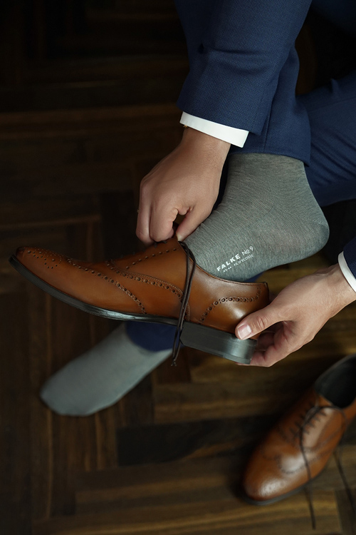 falke dress socks Falke Black Cosy Wool Boot Socks